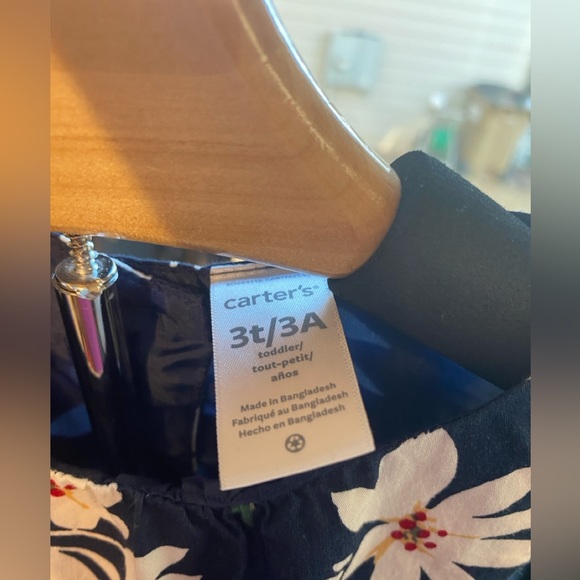 Carter's Toddler Girls Sleeveless Fit + Flare Dress Size 3T - Picture 5 of 6